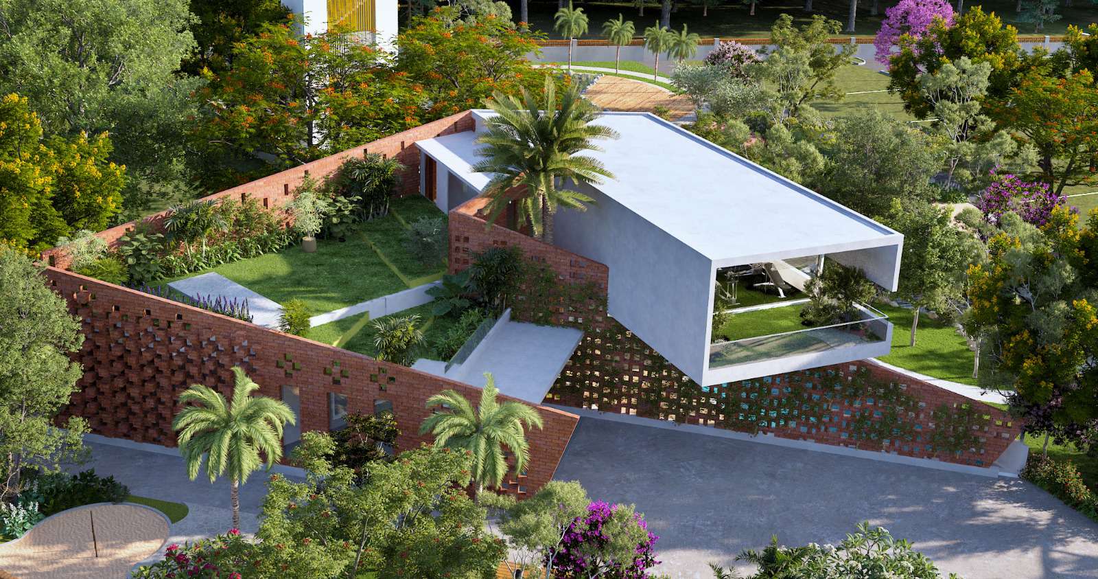 HappyHive gated community entrance